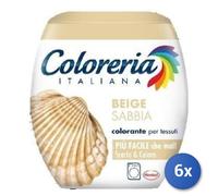 6x Bundle Coloreria Colorante Tessuti Beige