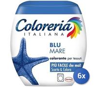 6x Bundle Coloreria Colorante Tessuti Blu Mare