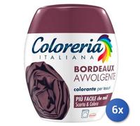 6x Bundle Coloreria Colorante Tessuti Bordeaux
