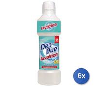 6x Bundle Deo Due Detersivo lavatrice fiori d'acqua lt. 1