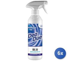 6x Bundle Deo Due Profumo Ambienti Vapos Blu Ml 500
