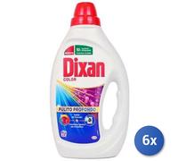 6x Bundle Dixan Lavatrice Liquido 21 Misurini Color Made In Italy