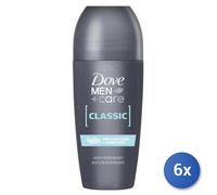 6x Bundle Dove Deodorante Roll-On 50 Men Classic