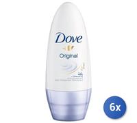 6x Bundle Dove Deodorante Roll-On 50 Original New