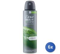6x Bundle Dove Deodorante Spray 150 Advanced Men Extra Fresh