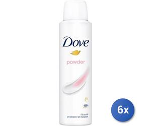 6x Bundle Dove Deodorante Spray 150 Powder
