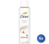 6x Bundle Dove Deodorante Spray Fresh Fruit 48 Ore Ml 150