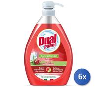 6x Bundle Dual Power Piatti 1000 Ml. Dispenser Concentrato Aloe/Melogra