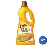 6x Bundle Emulsio Pavimenti Cera 725 Ml. Parquet Gialla