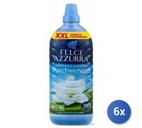6x Bundle Felce Azzurra Ammorbidente Concentrato Pura Fresh Xxl 92 Lavaggi Ml