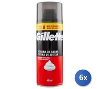 6x Bundle Gilette Schiuma Classica Ml 400