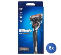 6x Bundle Gillette Rasoio Fusion Proglide Flex Ball 2 Ricambi