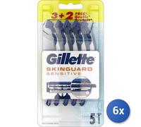 6x Bundle Gillette Sensor 3 3+2 Sensit Skin Radi Getta