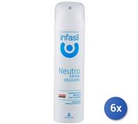 6x Bundle Infasil Deodorante Spray 150 Ml. Neutro Extradelicato