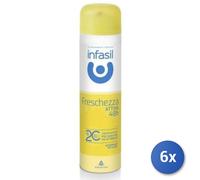 6x Bundle Infasil Deodorante Spray Fresh Attiva 2C 48H Ml150