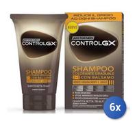 6x Bundle Just For Men Shampoo e Balsamo 2in1 ControlGX, 118 ml