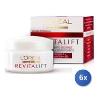 6x Bundle L’Oréal Paris Crema Viso Giorno Revitalift Anti-Rughe + Extra 50 Ml