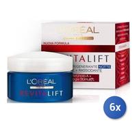 6x Bundle L’Oréal Paris Crema Viso Notte Revitalift, 50 Ml