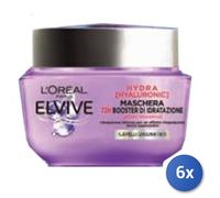 6x Bundle L’Oréal Paris Elvive Hydra Hyaluronic Maschera 72H Booster Di 300