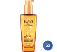 6x Bundle L’Oréal Paris Elvive Olio Straordinario Capelli Normali, 100 Ml