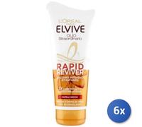 6x Bundle L’Oréal Paris Elvive Rapid Reviver Olio Straordinario, 180 Ml