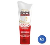 6x Bundle L’Oréal Paris Elvive Rapid Reviver Total Repair 5, 180 Ml Balsamo