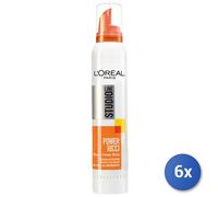 6x Bundle L’Oréal Paris Studio Line Power Ricci 150Ml + 50Ml