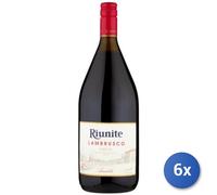 6x Bundle Lambrusco Vino Rosso Amabile C.Riun 1,5