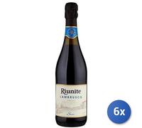 6x Bundle Lambrusco Vino Rosso Secco C.Riun 750 Ø10.5