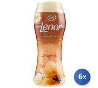 6x Bundle Lenor Profuma Biancheria 210 Grammi Perle Oro/Vaniglia Made In Italy