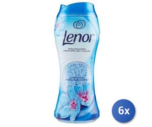 6x Bundle Lenor Profuma Biancheria 210 Grammi Perle Primavera Made In Italy