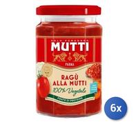 6x Bundle Mutti Sugo Ragu' Vegetale Gr 280