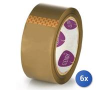 6x Bundle Nastro Adesivo Marron 50X50 Mt50 Avana