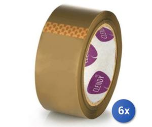 6x Bundle Nastro Adesivo Marron 50X50 Mt50 Avana