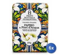 6x Bundle Nesti Bottega Fiorentina Saponetta Papiro e fiori gr.200