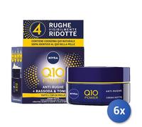 6x Bundle Nivea Viso Crema Anti Rughe Q10 Plus Notte