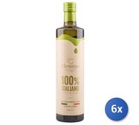 6x Bundle Olio Clemente Extra Vergine 100% Italiano Ml 750