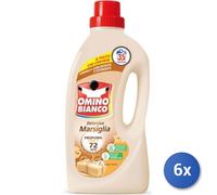 6x Bundle Omino Bianco 35 Mis. Detersivo Lavatrice Marsiglia Lt 1,4