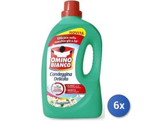 6x Bundle Omino Bianco Candeggina Muschio Lt 2 Delicata
