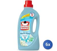 6x Bundle Omino Bianco Lavatrice Muschio Bianco Lt 1,4