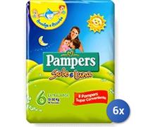 6x Bundle Pampers Pannolone Sole Luna 15-30 Extra X13