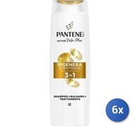 6x Bundle Pantene 3In1 Shampoo 225 Ml. Rigenera E Protegge