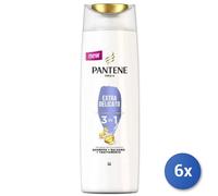 6x Bundle Pantene Shampoo 3In1 Extra Delicato 225 Ml