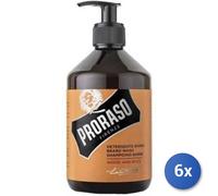 6x Bundle Proraso Detergente Barba Wood Ml 500
