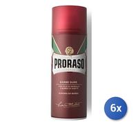 6x Bundle Proraso Schiuma Da Barba Barbe Dure 400 Ml