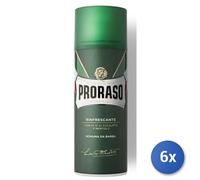 6x Bundle Proraso Schiuma Da Barba Rinfrescante 400 Ml