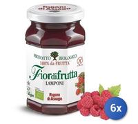6x Bundle Rigoni Confettura Bio Gr 250 SENZA ZUCCHERO Lamponi