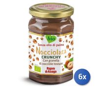 6x Bundle Rigoni Nocciolata Bio Gr 250 Crunchy