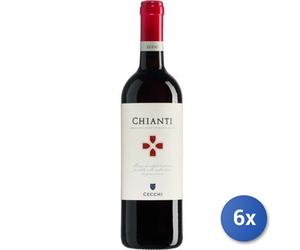 6x Bundle Scudi Cecchi Vino Chianti Docg Ml 750 Ø