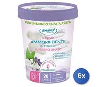 6x Bundle Smapu Ammorbidente Polvere Ipoallergenico 400 Gr Vaso